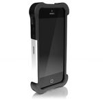 Ballistic SX0945-M385 Maxx Case with Holster and Screen Protector for Apple iPhone 5/5S - Retail Packaging - Black/White