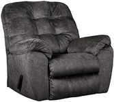 Ashley Furniture Signature Design - Accrington Contemporary Rocker Recliner Chair - Manual Reclining - Granite