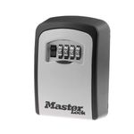 Master Lock Wall Mount Key Lock Box with Resettable Combination Lock, Outdoor Key Lock Box, 5 Key Capacity, 5401D