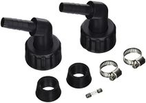 Hydrofarm AACHF1 Active Aqua AACH10, 1/2" Chiller Fitting Kit, Black