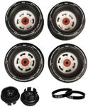 MEEPO 105MM Lights UP Wheels (105x65mm Red Illuminated Wheel Set (RKP))