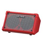 BOSS CUBE Street II Portable Street Performance Amp | CUBE-ST2 | Next Generation of the Roland Cube Series Rebranded with the BOSS Name| Red