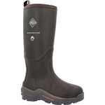 Muck Boots Men's Wetland Pro Tall Pull On Waterproof Wellington Boot, Brown, 10