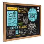 Amazon Basics Chalkboard, 43 x 58.4 cm, Black