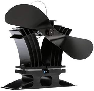 Ecofan 806EUXBX Heat Powered Wood Stove Fan, Black, Multilingual