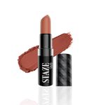 Staze 9to9 Velvet Kiss Matte + Intense Color Lipstick | 12H Long Stay | Non-drying Formula | Matte Finish | Lightweight & Comfortable |03 Brown Spice | 3.8g