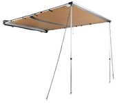 ARB 4x4 Accessories 814409 Retractable Awning with Led Light Strip Included (814404) 2000x2500mm 6.5x8.2 Feet, Ideal for Camping, Roadtrips, Outdoor Trips, Travel, Expedition, RV, Camper, 4x4 and SUV