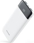 Portable Charger, USB C Power Bank, 3A Fast Charging 10400mAh LED Display Battery Pack, Charmast Slim Portable Phone Battery Charger for iPhone 13 12 11 X 8 7 S21 S20 Google LG OnePlus iPad-White