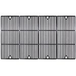 Hongso 17 3/4 Inch Porcelain Coated Cast Iron Cooking Grid Grate Gas Grill Replacement Part for Brinkmann 810-3660-S and Smoke Canyon GR2002401-5C-00, Set of 4, PCD104