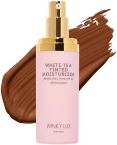 Winky Lux White Tea Tinted Moisturizer SPF 30 Sunscreen, Tinted Moisturizer for Face with SPF, Makeup SPF 30 Face Moisturizer with Vitamin E, Deep (TTM111)