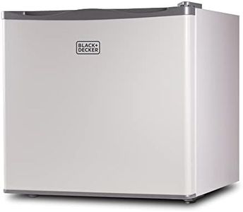 BLACK+DECKER 1.2 Cu. Ft. Compact Upright Freezer, Mini Deep Freeze with Full-Width Wire Shelf