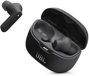 JBL Tune Beam Wireless Bluetooth Earphones, Water-Resistant and Noise-Cancelling Headphones with 48-Hour Battery Life, Black