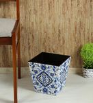 Reinvention Factory Wooden Dustbin in Iznik Design