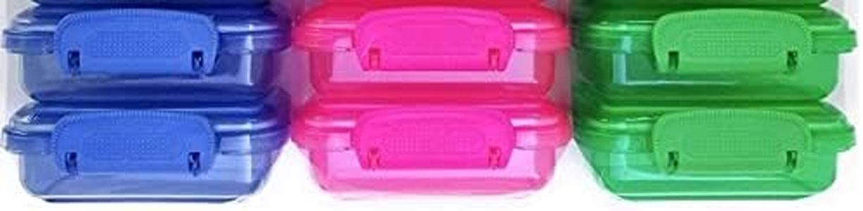 NADOBA Mini Lock-Top Snack Containers set of 6 colors may vary