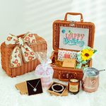 Birthday Gifts for Women,Happy Birthday Basket Gifts Sets for Women Her Mom Sister Wife Girlfriend BFF Daughter