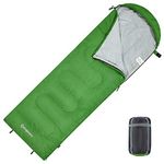 KingCamp Sleeping Bag 3 Season- Lightweight Waterproof Camping Sleeping Bags Indoor & Outdoor Use for Adults for Camping with Compression Sack