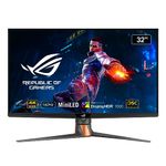 ASUS ROG Swift PG32UQXR 4K 160Hz gaming monitor ― 32-inch 4K UHD (3840 x 2160), 160Hz, 1ms, DisplayHDR 1000, mini LED, local dimming, Quantum Dot technology, FreeSync Premium Pro, HDMI 2.1, DP 2.1
