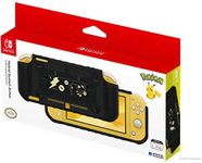 HORI Nintendo Switch Lite Hybrid System Armor, Pokémon Black and Gold Pikachu - Nintendo Switch Accessories