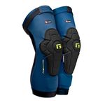 G-Form Pro-Rugged 2 MTB Knee Guards - Mountain Bike Knee Pads for Men & Women - Storm Blue, Adult XS