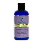 Turmeric Massage Oil with English Lavender, 100% Natural, Arthritis Relief, Helps with Sleep, Anti-inflammatory, Smells Amazing