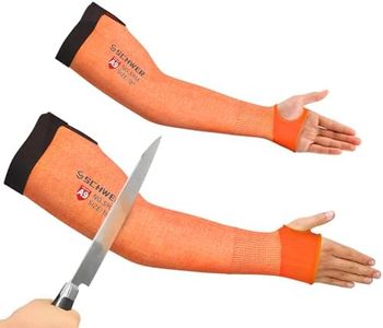 Schwer PRO-SKIN ANSI A9 Cut Resistant Sleeves, PFAS Free Arm Sleeves for Men and Women, High Risk Arm Protection Sleeves for Thin Skin, Gardening Sleeves Protective Sleeves for Arms Puncture Resistant
