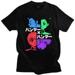 zhedu Hunter X Hunter T Shirt Anime Plus Size Tops Tees Summer Tops Unisex Short Sleeve Tshirt (L,Color 3)