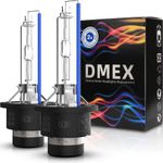 DMEX D2S HID Headlight Bulbs Xenon 6000K Cool White 35W 66240 85122UB 66040 Replacement Lamp - Pack of 2