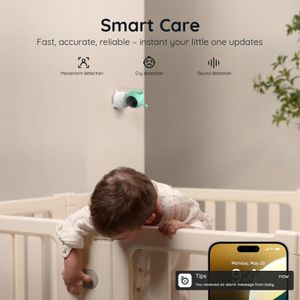 Boifun 2K WiFi Baby Monitor – HD Video, Night Vision, Two-Way Audio