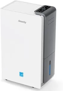 4500 Sq.Ft Most Efficient Energy Star 2024 Dehumidifier,AEOCKY 52 Pint/Day (Max 80 Pint/D) Smart Compressor Dehumidifier with Drain Hose, Intelligent Humidistat,for Basement, Large Room, Bedroom, Home