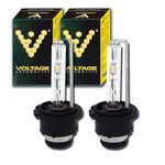 D2S HID Bulbs Xenon White Car HID Conversion Kit for Headlight Fog Driving Light High Low Beam 12V 35W, Pack of 2