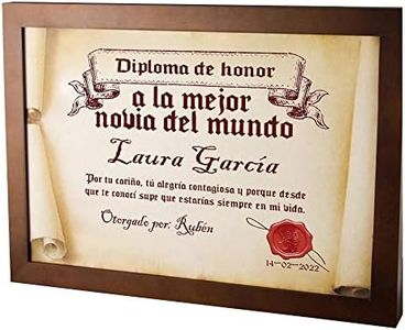 Diploma pergamino a la mejor Novia