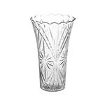 Royal Imports Flower Acrylic Vase Decorative Centerpiece for Home or Wedding Non-Breakable Plastic - 9" Tall, 4" Opening - Clear