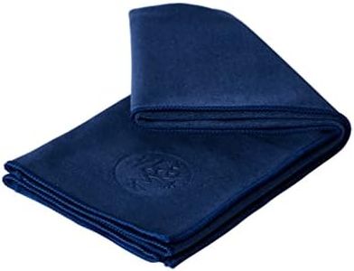 Manduka eQua Yoga Hand Towel, Midnight, 16"