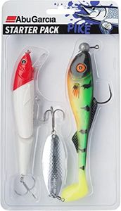 Abu Garcia Starter Pack Pike, Fishing Hook, Kits, Predator Fishing, Pike, Perfect for Beginner or Intermediate Anglers, Components Picked by Abu Garcia Experts, Great Fishing Gifts, Unisex, Assorted