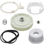 W10721967 Washer Pulley Clutch Kit, W10006384 Washer Drive Belt Replacement kit for whirlpool, kenmore Washer, Replace W10721967, W10006356, ap5951296, W10315818, PS10057144, W10006352, W10006353