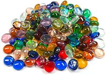 50PCS Mini Glass Gems,Mixed Colour 