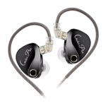 KZ Castor Pro in Ear Monitor, Dual 10mm Dynamic Driver, Harman Target Improved Bass for Hi-Res Audio Quality, 4 Tuning Switch, Oxygen Free Copper Flat Cable, 0.78mm 2Pin & 3.5mm Plug Compatible