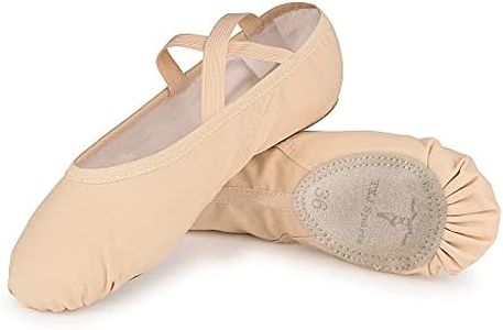 TXJ Sports Ballet Shoes for Women Girls, Women's Ballet Slipper Dance Shoes Canvas Ballet Shoes Yoga Shoes Light Pink