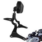 Multi-Purpose Backrest Sissy Bar Driver Passenger Back Rest Pad Compatible for Kawasaki Vulcan 1700 VN1700 Vaquero VN1700J VN1700K Models 2010-2023