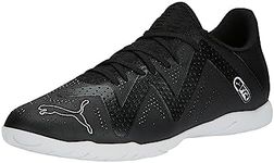 PUMA Mens Future Play Indoor Trainer Soccer Shoes, PUMA Mens black-PUMA Mens white, 11