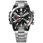 Casio Edifice Men Analog-Digital Quartz Watch with Stainless Steel Strap ECB-2000D-1AEF