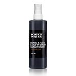 Scotch Porter Leave-in Conditioner Spray for Men | Daily Hydration Leave-In Beard & Hair Conditioner Spray | Coconut, Avocado, & More | 8oz Bottle with Pump Spray