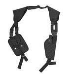 MiOYOOW Shoulder Holster, Hidden Underarm Shoulder Bag Nylon Gun Holster Pouch with Adjustable Straps for Pistols