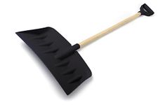 MPL Gardening MPL50052 3 Piece Heavy Duty Plastic Shovel for Snow, Industrial Waste, Leaves and other Debris (Black)