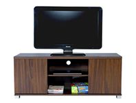 DeckUp Bei Engineered Wood TV Stand and Home Entertainment Unit (Walnut, Matte Finish)