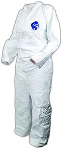 DuPont Tyvek Disposable Coveralls with Zipper Front, 25 Coveralls, White, Size XL, TY120SWH