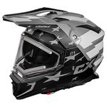 Castle CX200 Liberty D/S Snow Helmet w/Heated Electric Shield Matte Charcoal 3XL