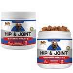 ColEaze Joint Supplement for Dogs [2 Pack], Glucosamine Chondroitin for Dogs Joint Pain Relief, MSM - Advanced Mobility Chews Reduce Inflammation, Hip & Joint Care - Chicken Flavor - 240 Ct