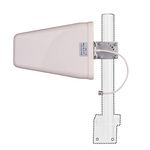 10 dBi Wideband Directional Antenna High Gain Log Periodic Antennas 50 Ohm 3G/4G/LTE/Wi-Fi Universal Fixed Mount Yagi Antenna (700-2700 MHz)