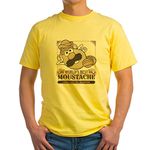 CafePress Mr. Potato Head Worlds Best Moustach Light T Shirt Men's Traditional Fit Light Casual Tshirt Yellow